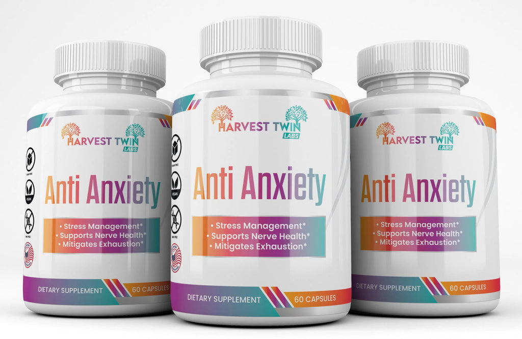 Anti-Anxiety Supplement for Stress Reduction, Cortisol Levels, Relaxation, and Mood Balance-5
