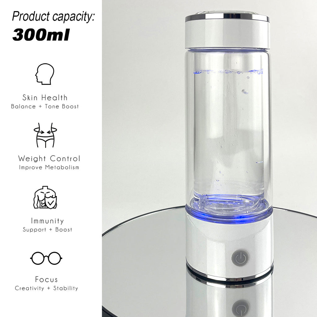NNEDSZ 300ml H2 Hydrogen Water Bottle Alkaline Ionizer High compatibility AU-0