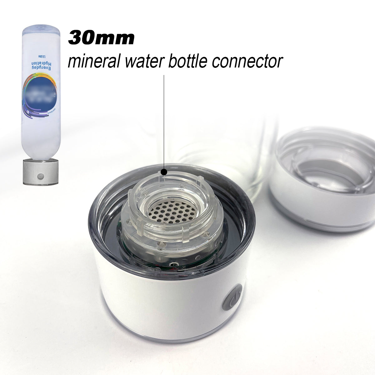 NNEDSZ 300ml H2 Hydrogen Water Bottle Alkaline Ionizer High compatibility AU-4